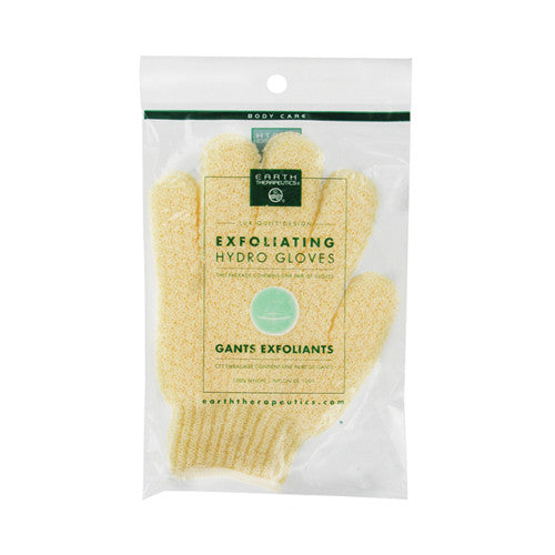 Earth Therapeutics Natural Exfoliating Hydro Gloves - 1 Pair